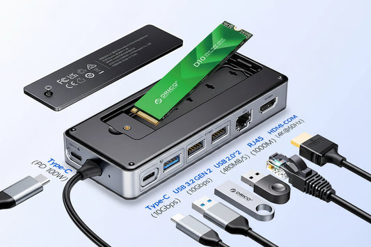 The Vault Pro | 8-in-1 SSD Docking Station